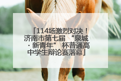 114场激烈对决！济南市第七届 “泉城・新青年” 杯普通高中学生辩论赛落幕