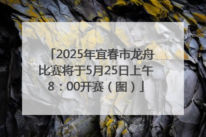 2025年宜春市龙舟比赛将于5月25日上午8：00开赛（图）