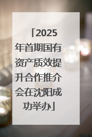 2025年首期国有资产质效提升合作推介会在沈阳成功举办