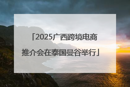 2025广西跨境电商推介会在泰国曼谷举行