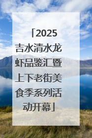 2025吉水清水龙虾品鉴汇暨上下老街美食季系列活动开幕